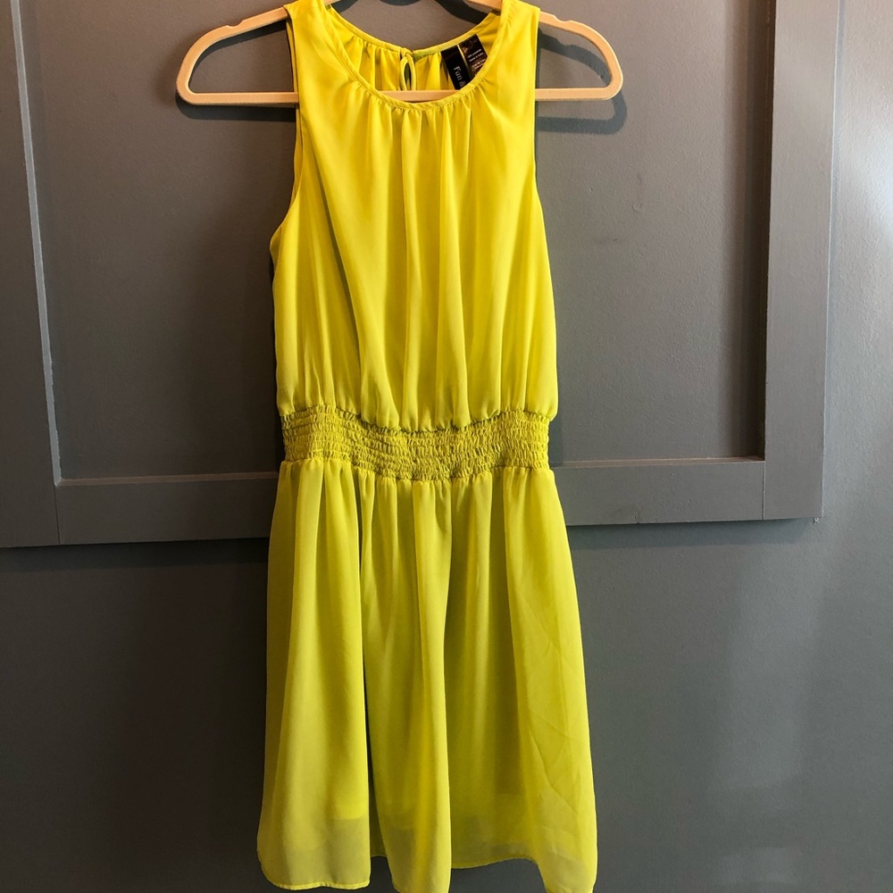 Vibrant Yellow Dress